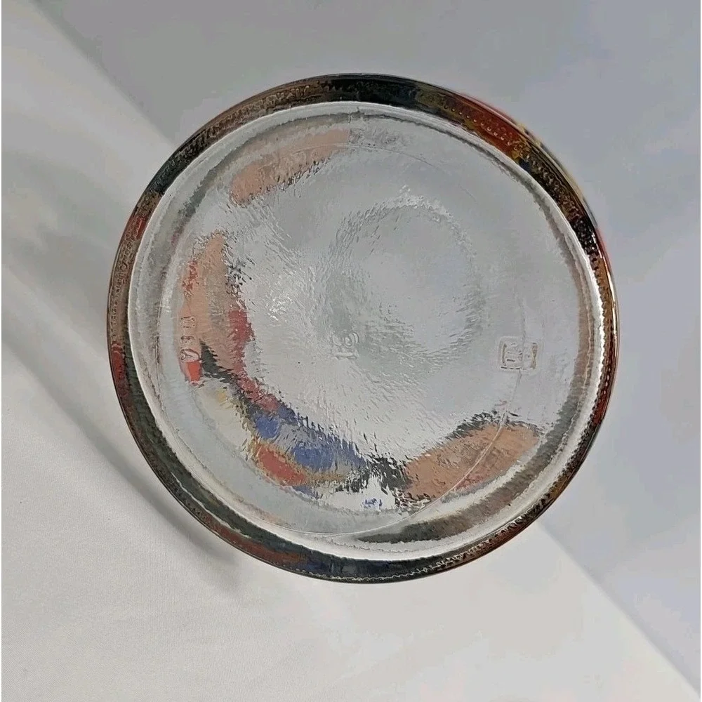 Vintage Mickey Minnie Mouse Donald Disney Anchor‎ Hocking Glass Juice Carafe Jar